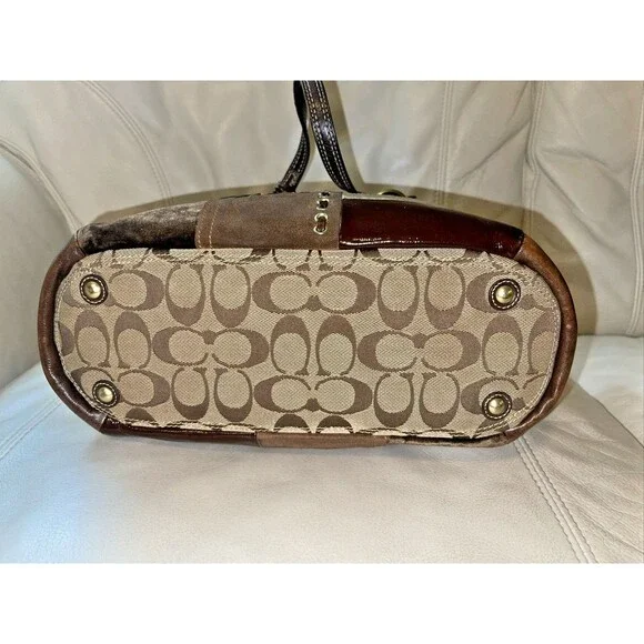 Coach Signature Patchwork Limited Edition Purse Bag F0873-F12843 Leopard VTG Y2K - Picture 5 of 16